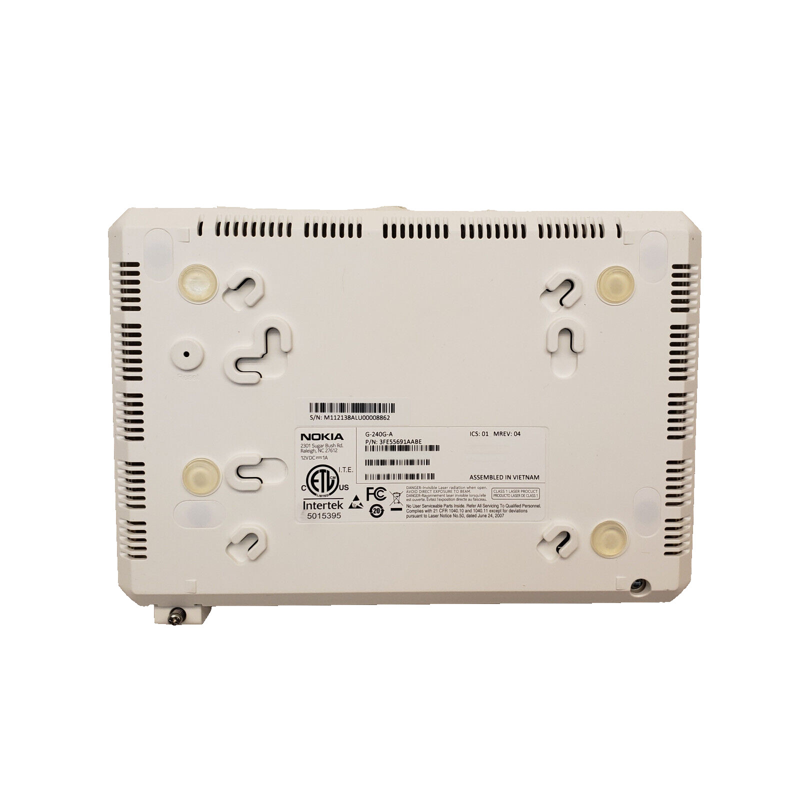 NOKIA G-240G-A Fiber Optic Modem 7368 ISAM Optical Network Terminal – 3FE55691AA