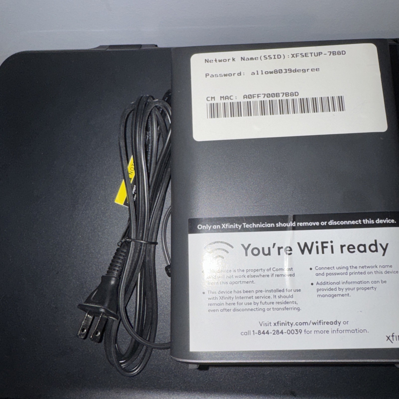 Xfinity Comcast XB6-T WiFi Router Modem