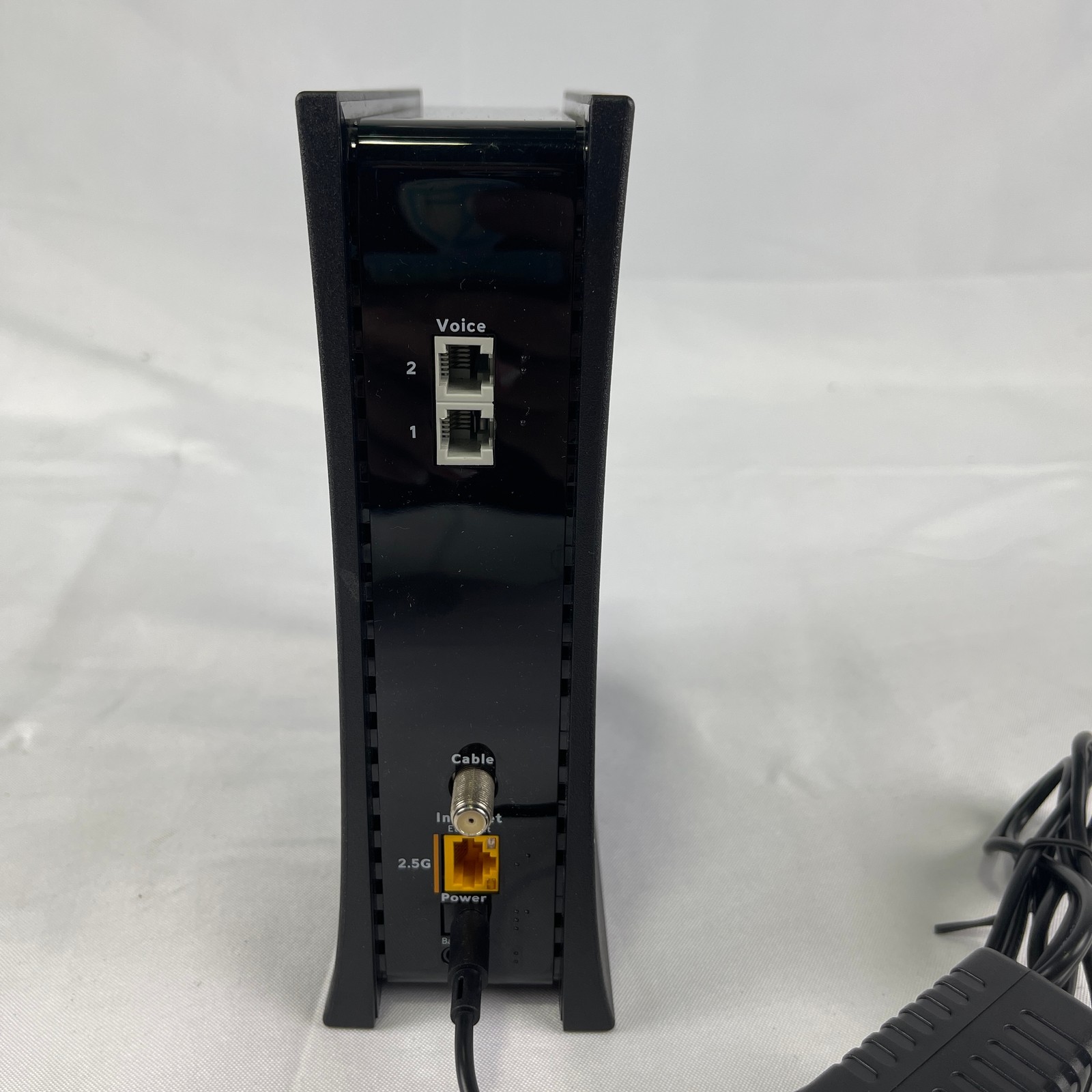 Spectrum DOCSIS 3.1 eMTA Cable Modem 2.5G Ethernet Voice Phone Black