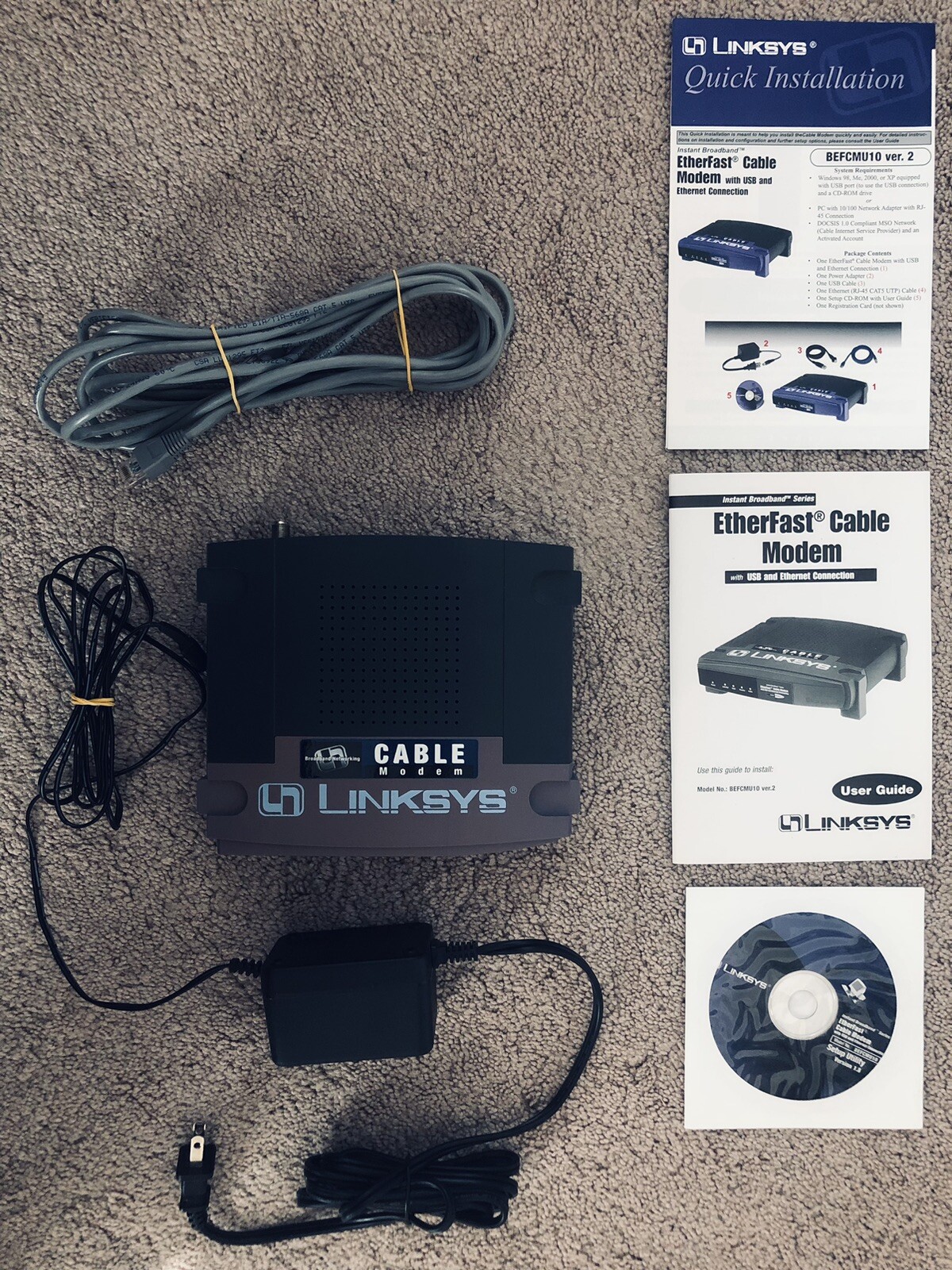 Linksys BEFCMU10 42.88 Mbps