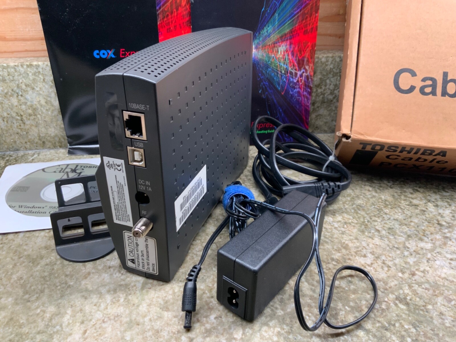 Toshiba PCX1100U 43 Mbps High Speed Internet Cable Modem DAZ8813F