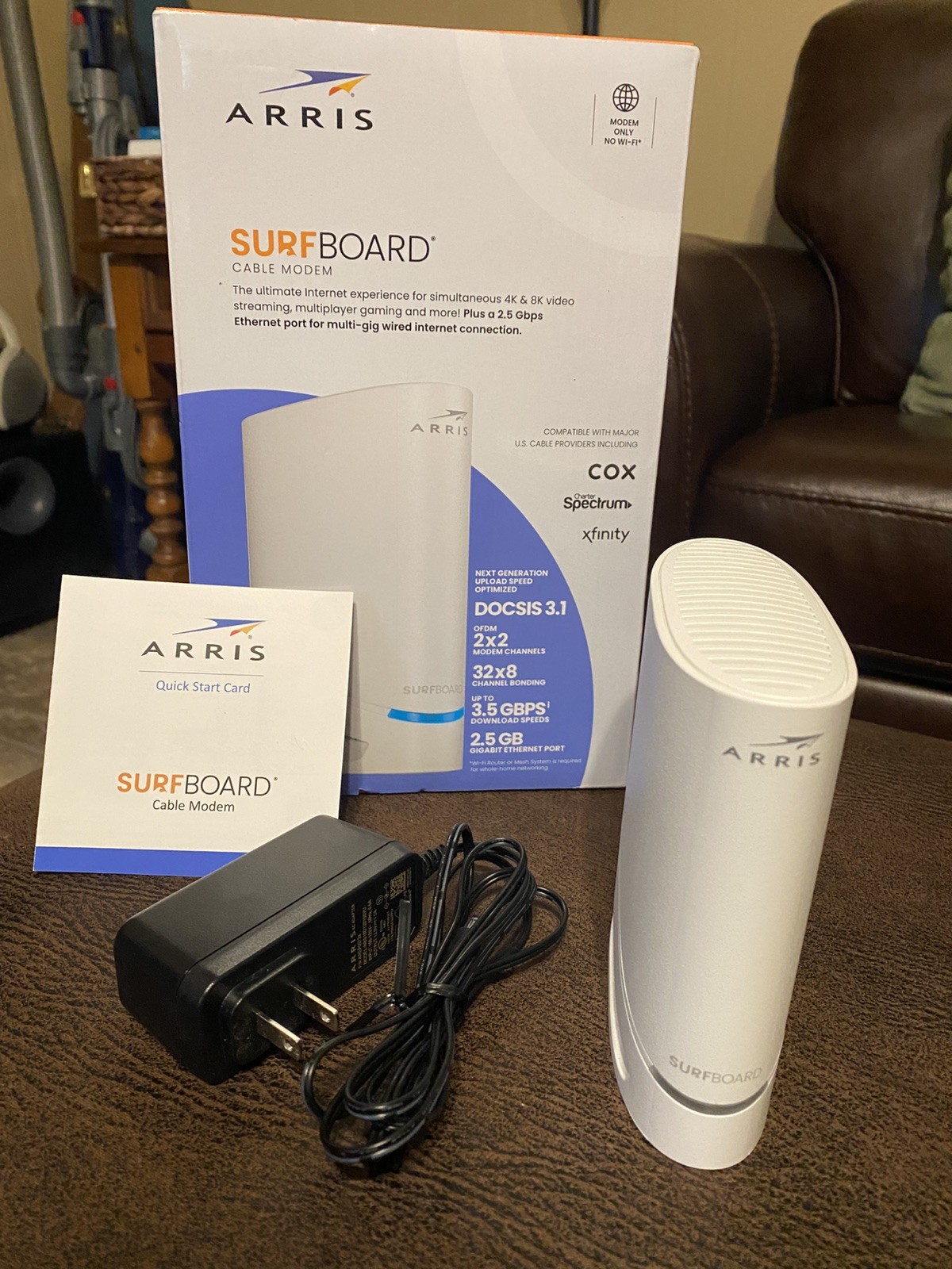 arris surfboard s34 docsis 3.1 cable modem