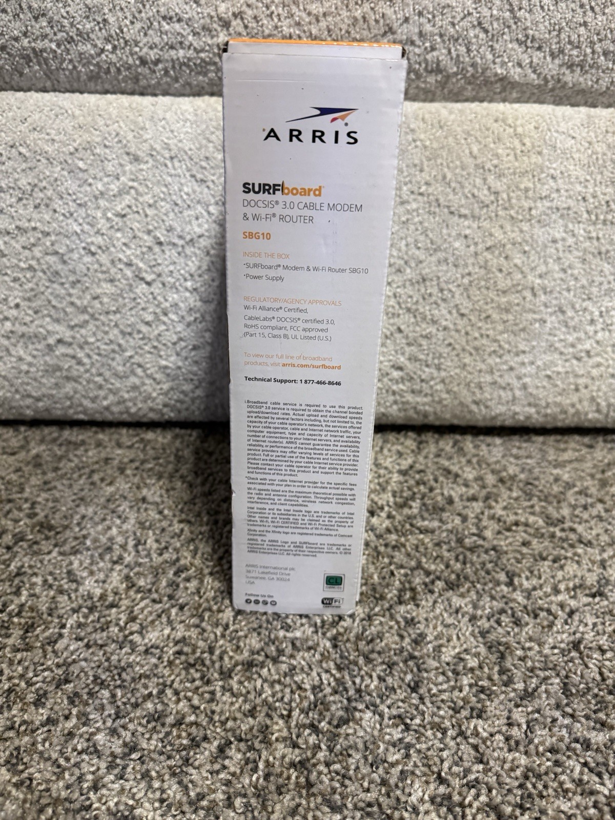 ARRIS SURFboard SBG10 Dual Band AC1600 Docsis 3 WIFI Cable Modem & Router In One