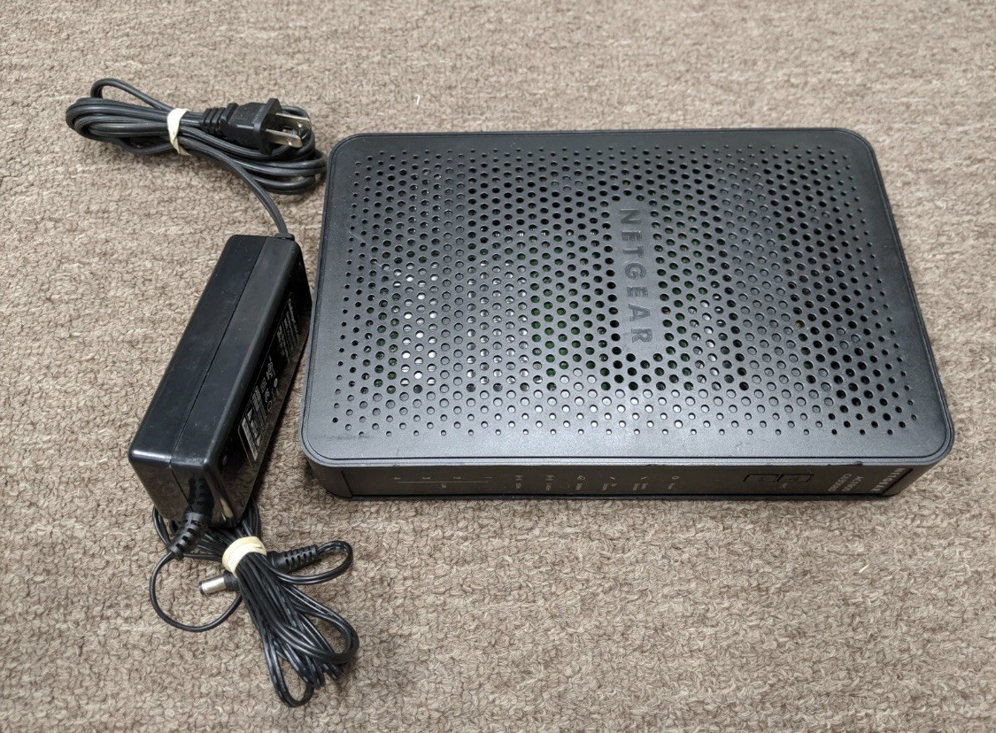 *used* Netgear C6300BD AC1900 Wireless Cable Date Modem with AC Adapter