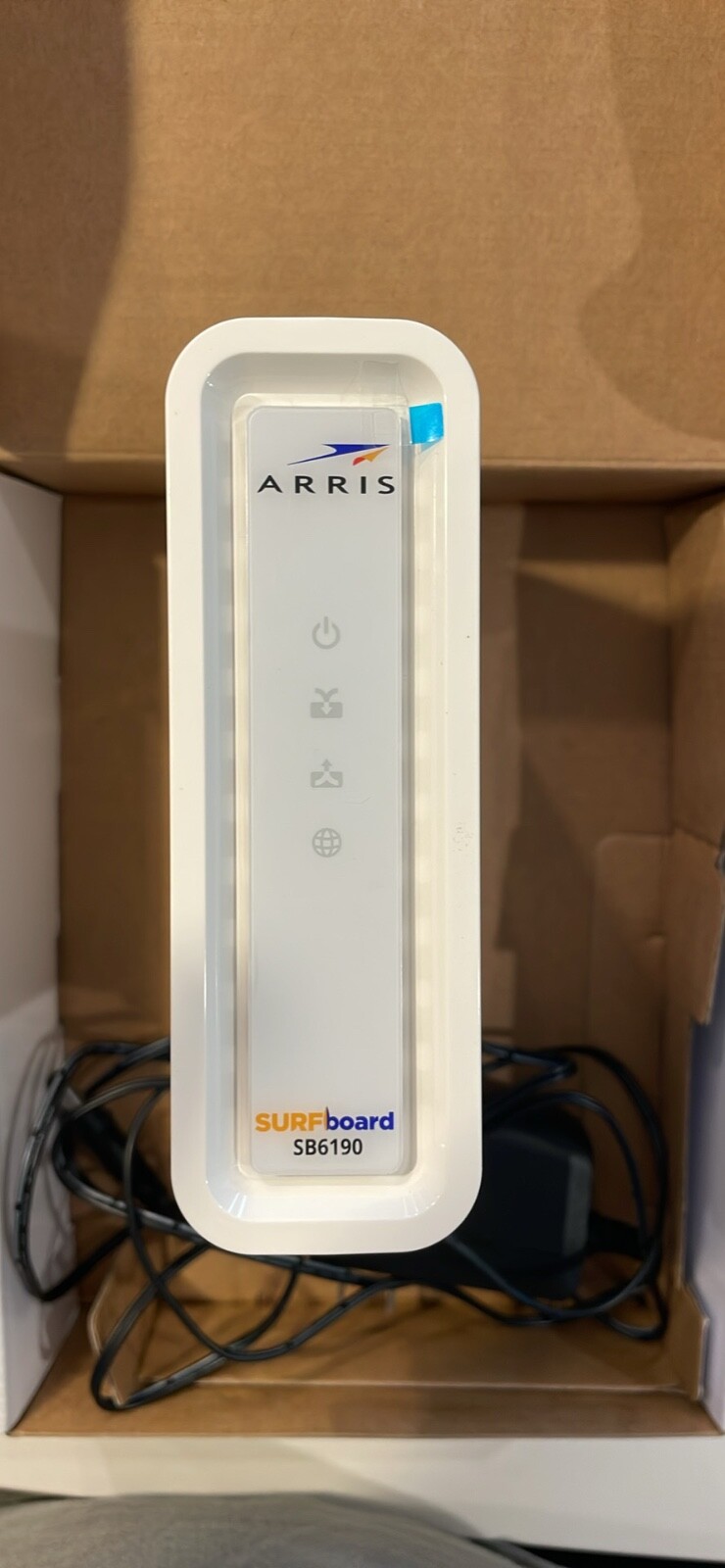 Surfboard Cable Modem SB6190 up to 1 Gbps download speeds, 32 x 8 modem channels
