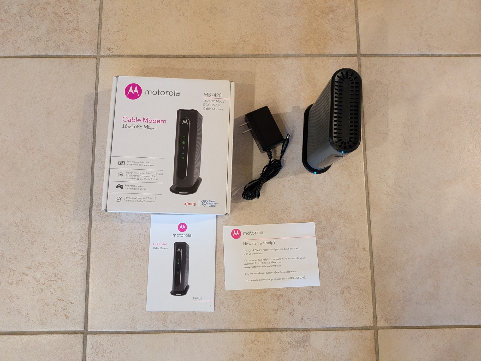 Motorola MB7420 16×4 686 Mbps ​​Cable Modem