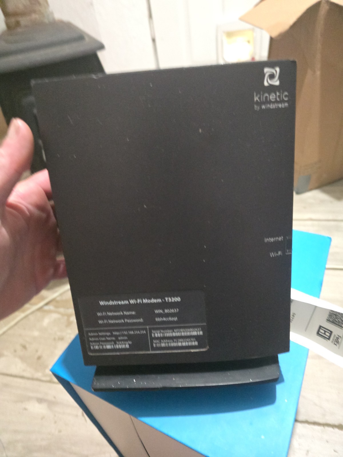 Kinetic By Windstream Wifi Modem T3200 With Power Cord