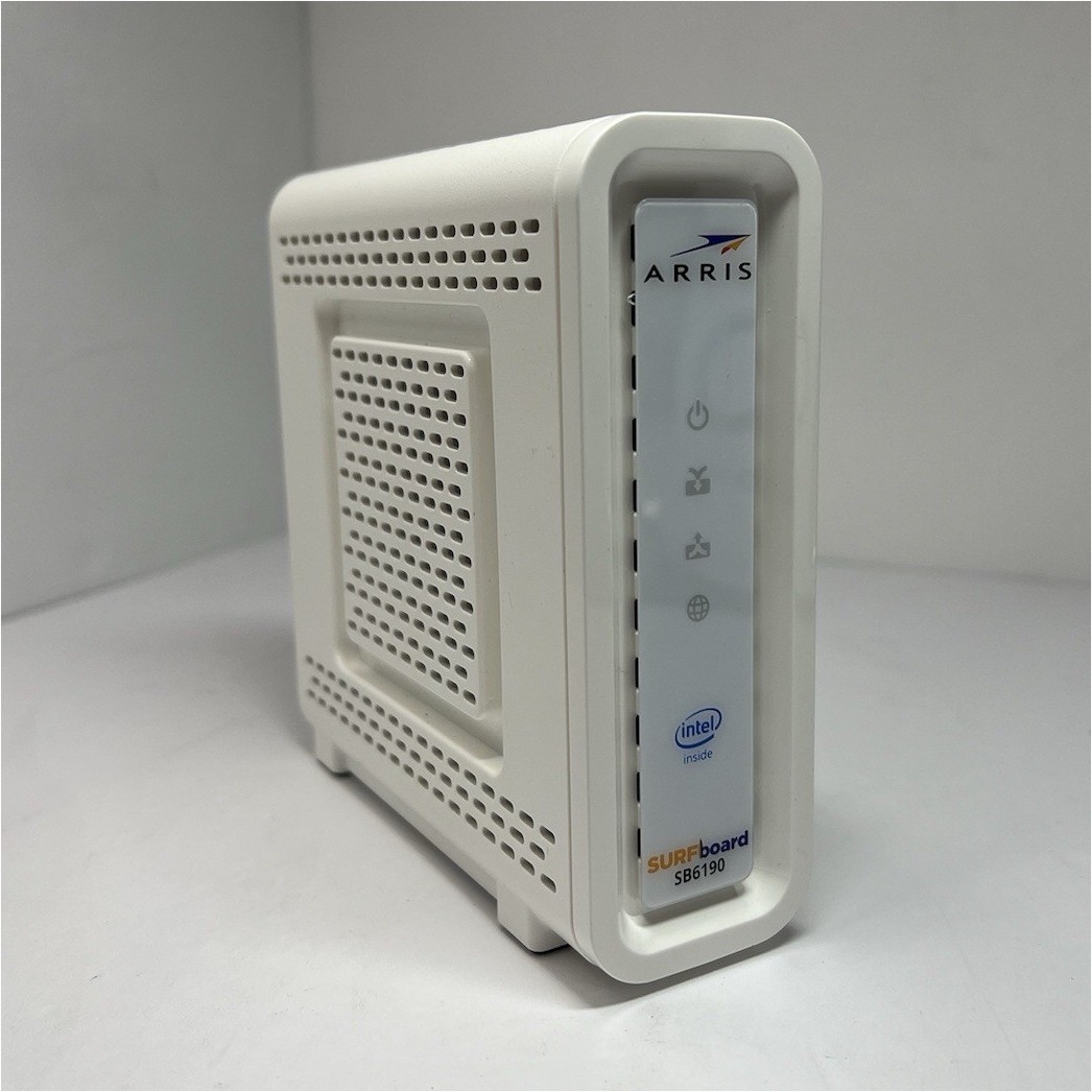 ARRIS SURFboard SB6190 DOCSIS 3.0 Cable Modem 1.4 Gbps White XFINITY