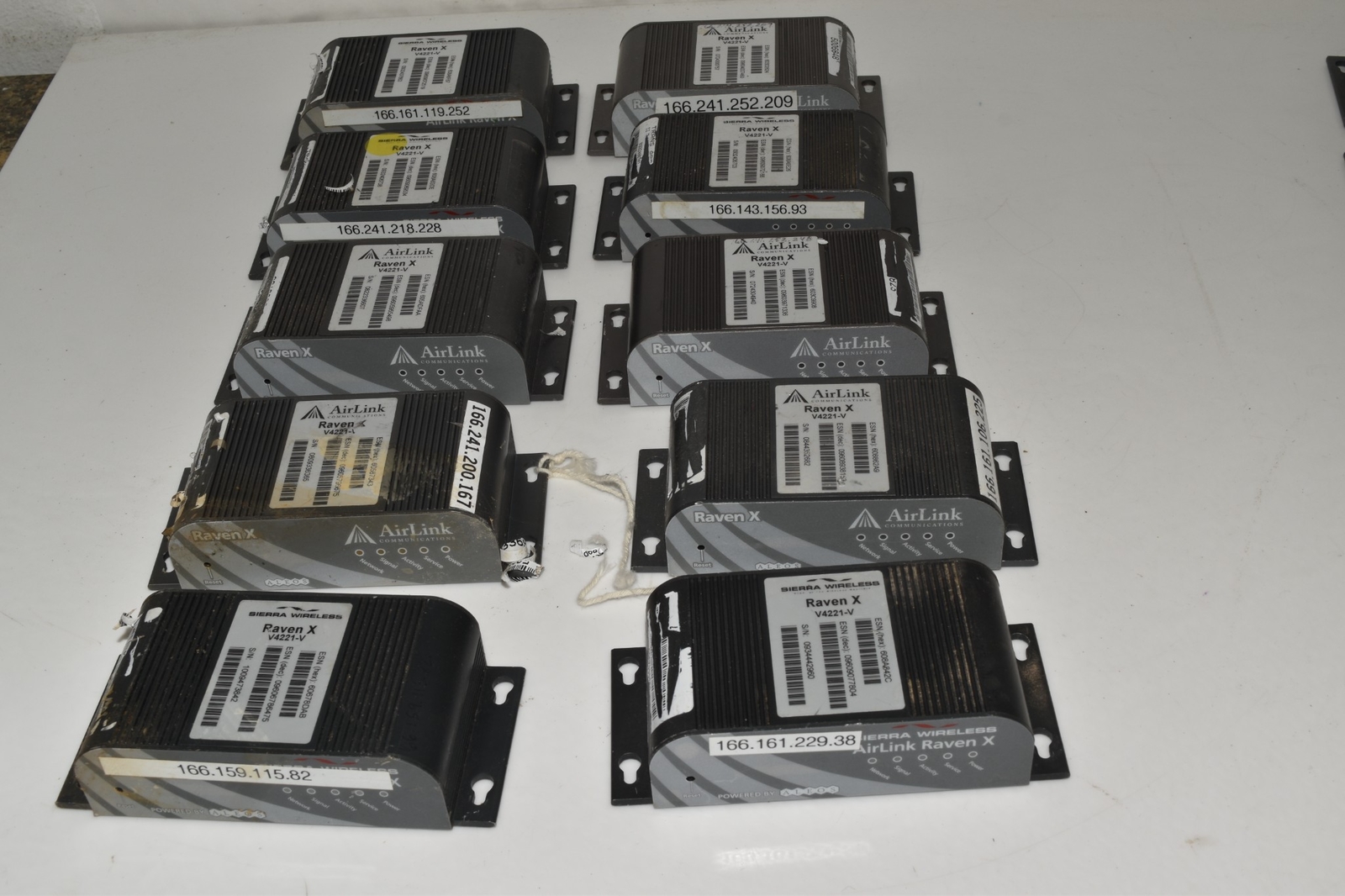 AIRLINK COMMUNICATIONS RAVEN X V4221-V – LOT OF 10 (KLW19)