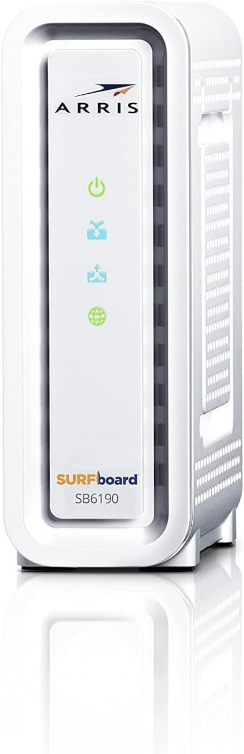 Surfboard SB6190 32×8 Cable Modem – Reliable Speed & Easy Setup for Home Network
