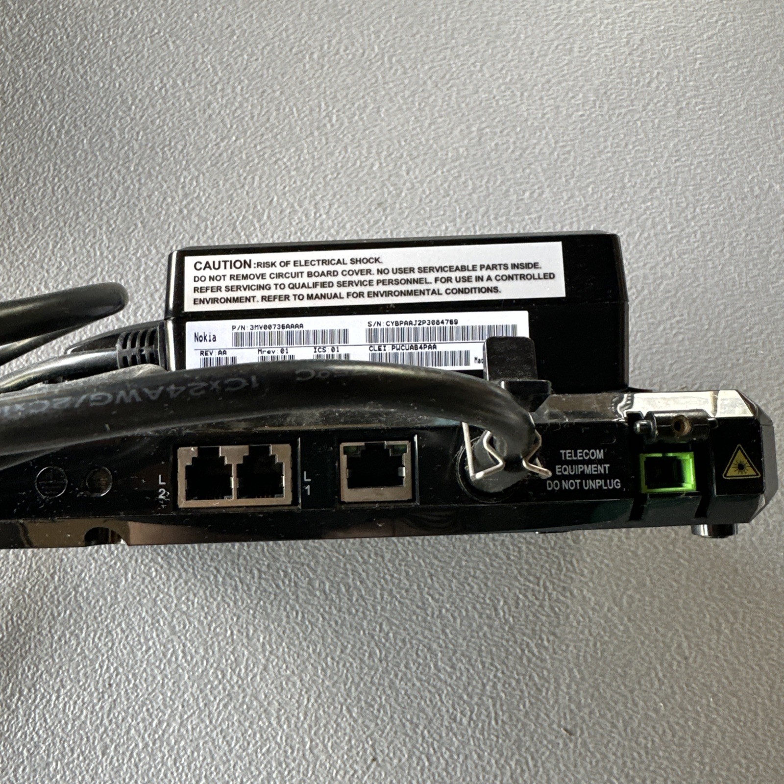 VERIZON Fiber FIOS TV INTERNET OPTICAL NETWORK TERMINAL ONT I-211M-L MODEM
