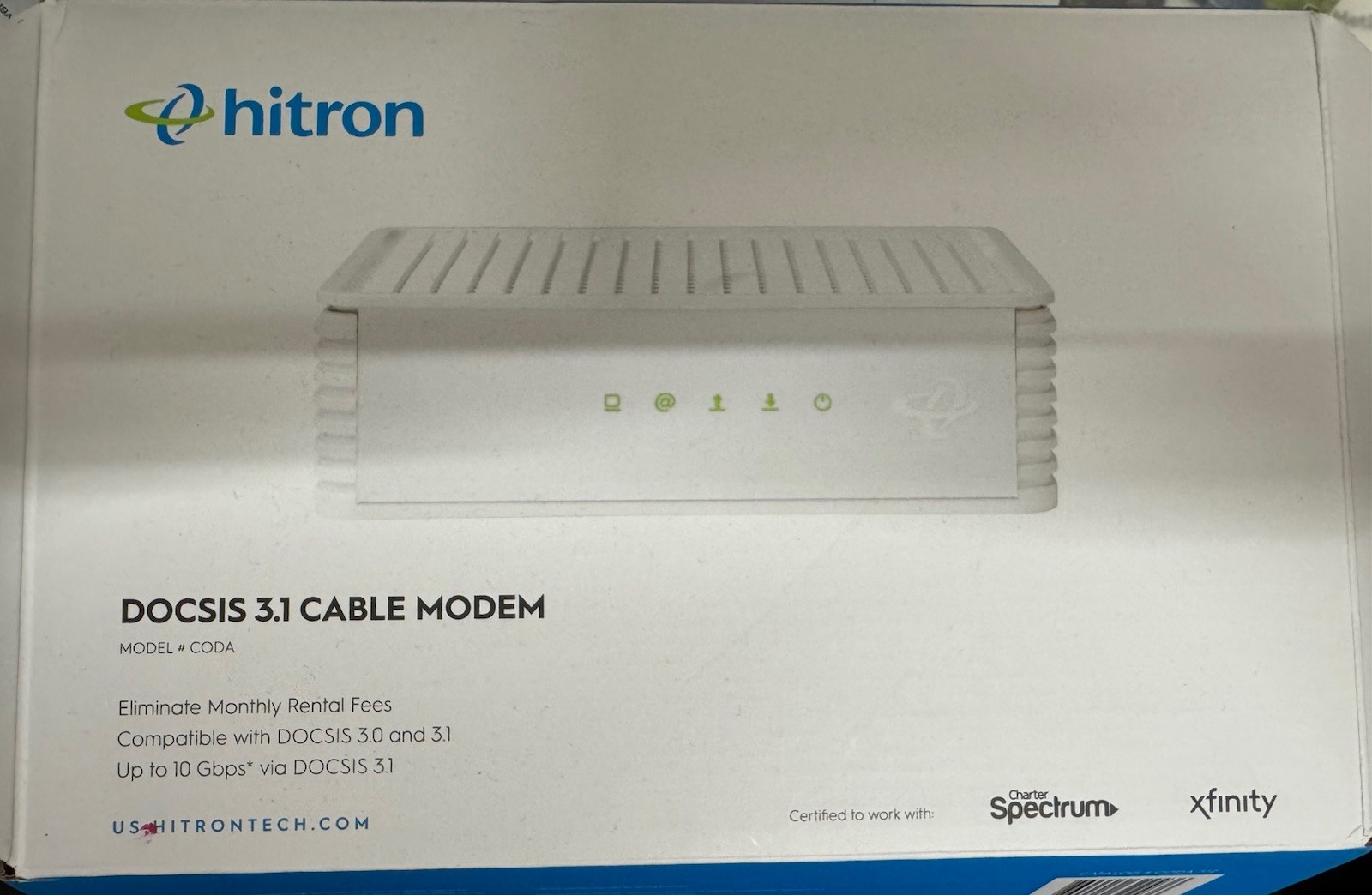Hitron CODA DOCSIS 3.1 Cable Modem