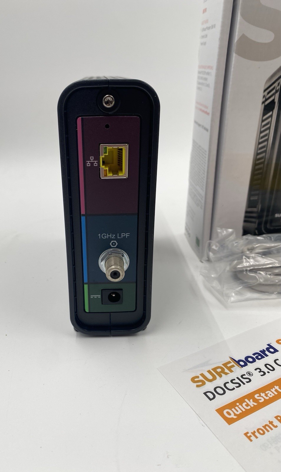Arris Surf Board SB6190 DOCSIS 3.0 32×8 Gigibit Cable Modem – Black