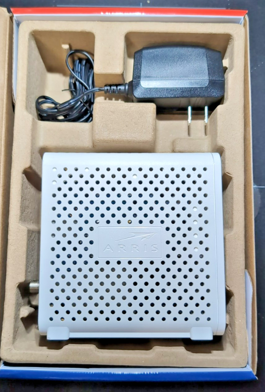 ARRIS SURFboard SB6183 DOCSIS 3.0 Cable Modem 16×4 Black READ!!