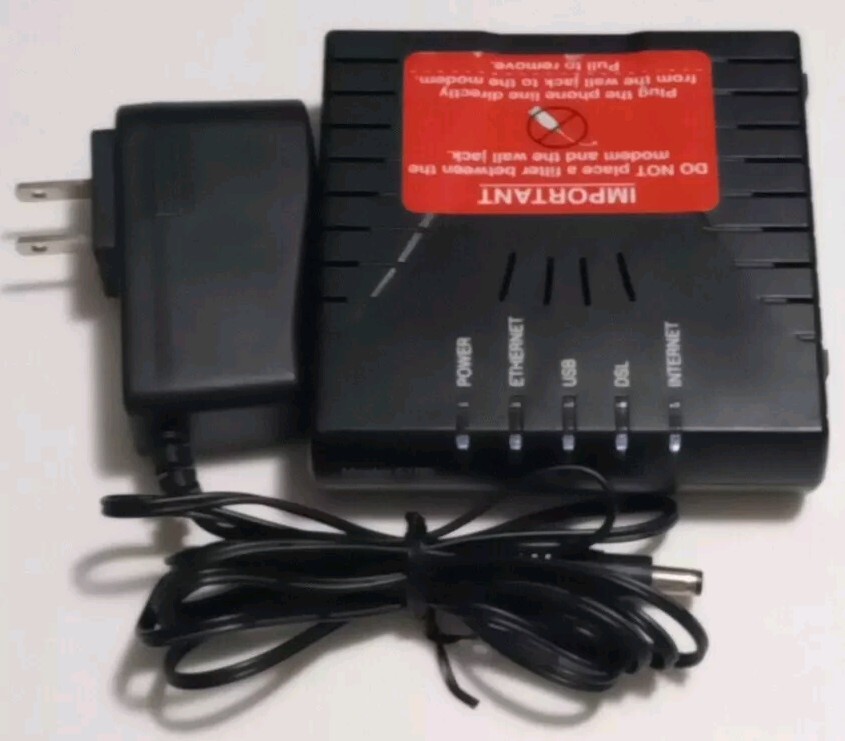 WESTELL E90-6100-15 -06 DSL2 + Router