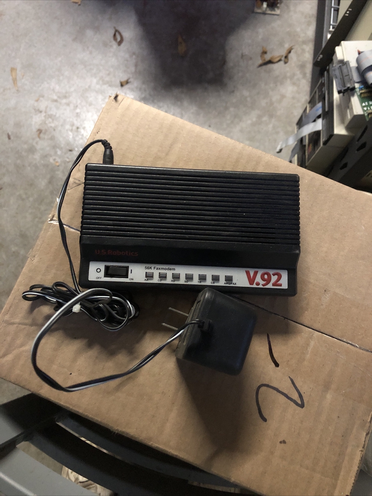 US Robotics V.92 USR5686E External Modem + Fax – Used