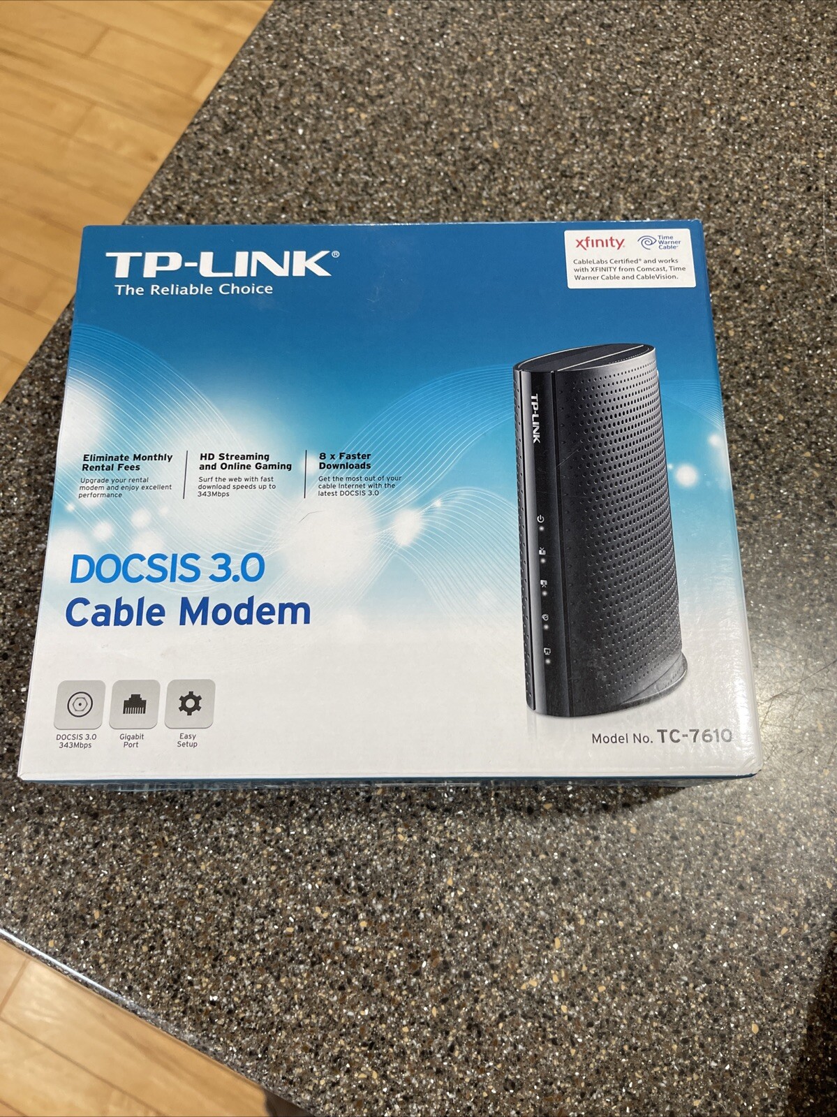 TP-Link TC-7610 300Mbps Wireless N DOCSIS 3.0 High Speed Cable Modem