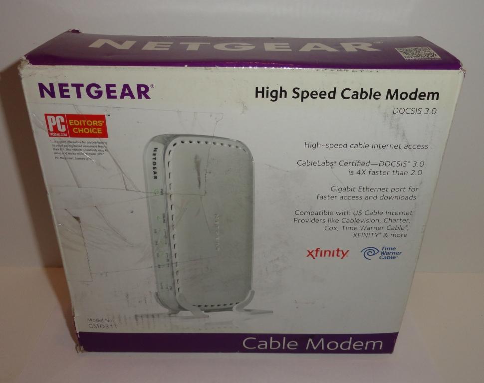 NETGEAR CMD31T-100NAS 153.6 Mbps Modem