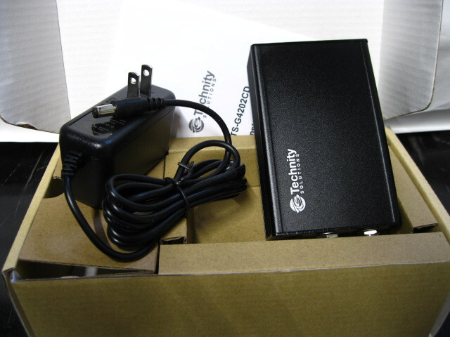 2- Technity Solutions TS-G4202CD GigaWire Coax Modem 12V/1A DC – NEW!