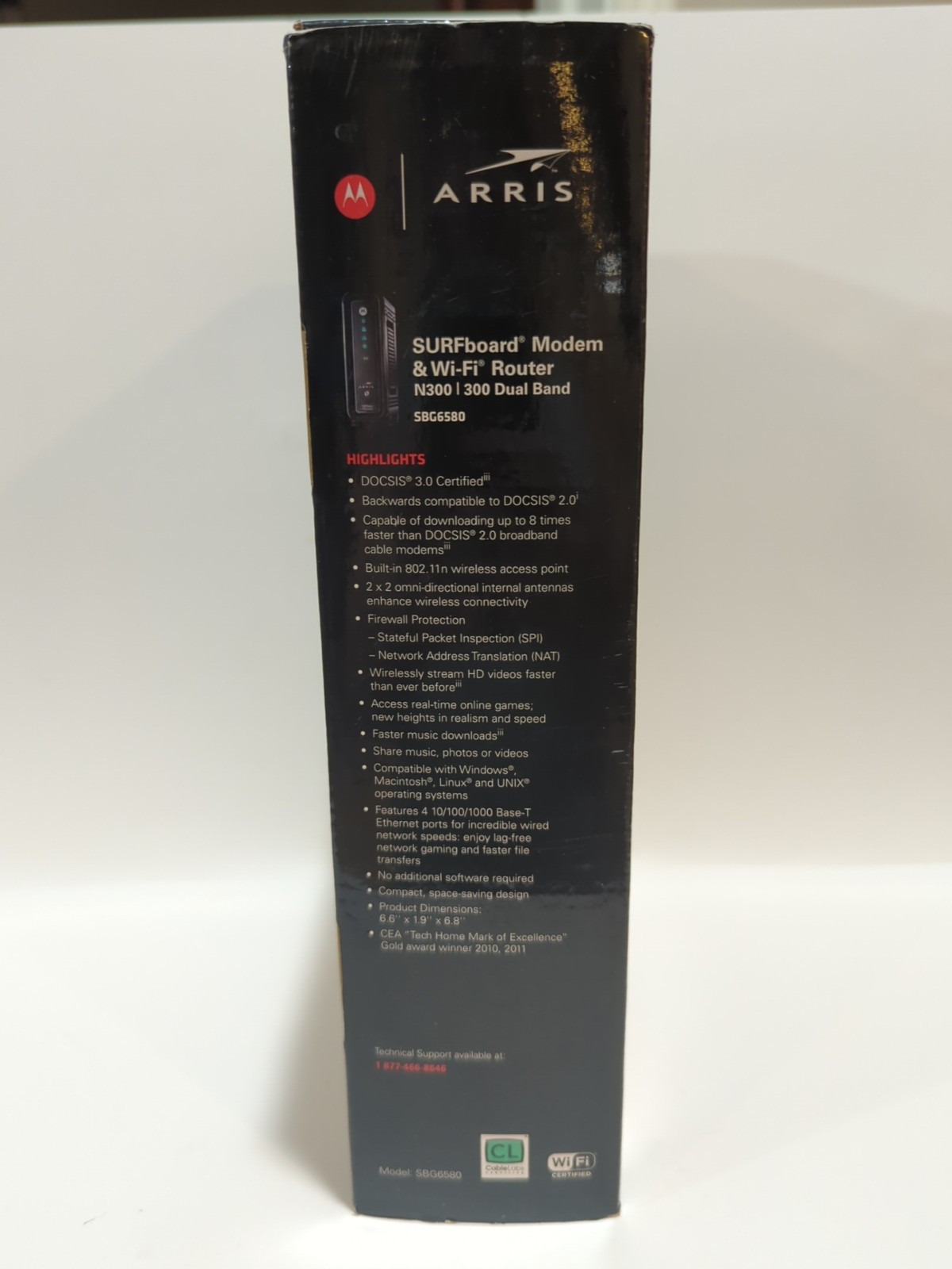 Motorola SBG6580 DOCSIS 3.0 Wireless Cable Modem Router Gateway.