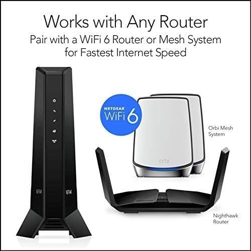 Netgear Nighthawk Multi-Gig 2.5Gbps 3.1 Cable Modem – 32 x 8 DOCSIS -Recertified