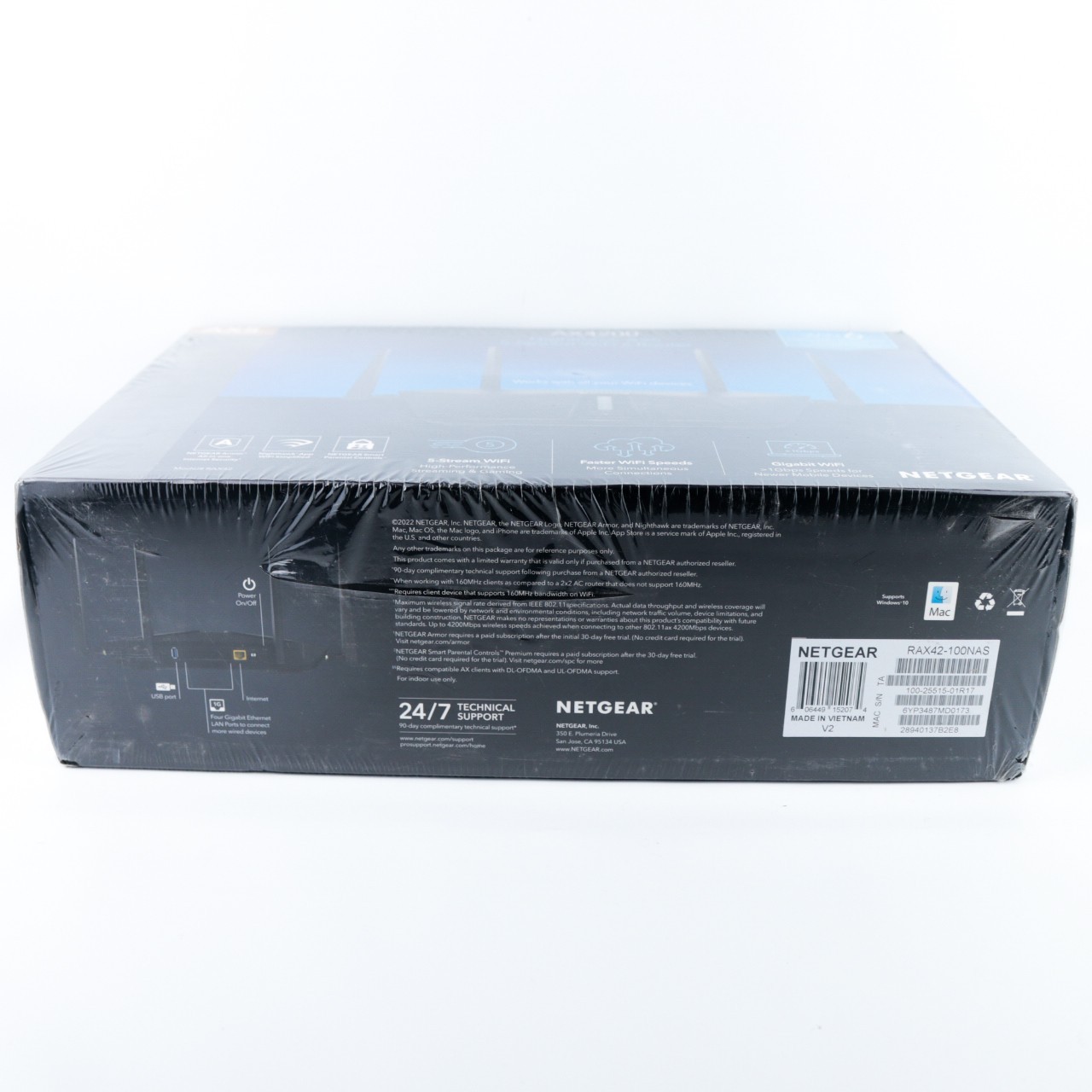 Netgear AX4200 Nighthawk AX5 5-Stream Wifi 6 Router (RAX42-100NAS)