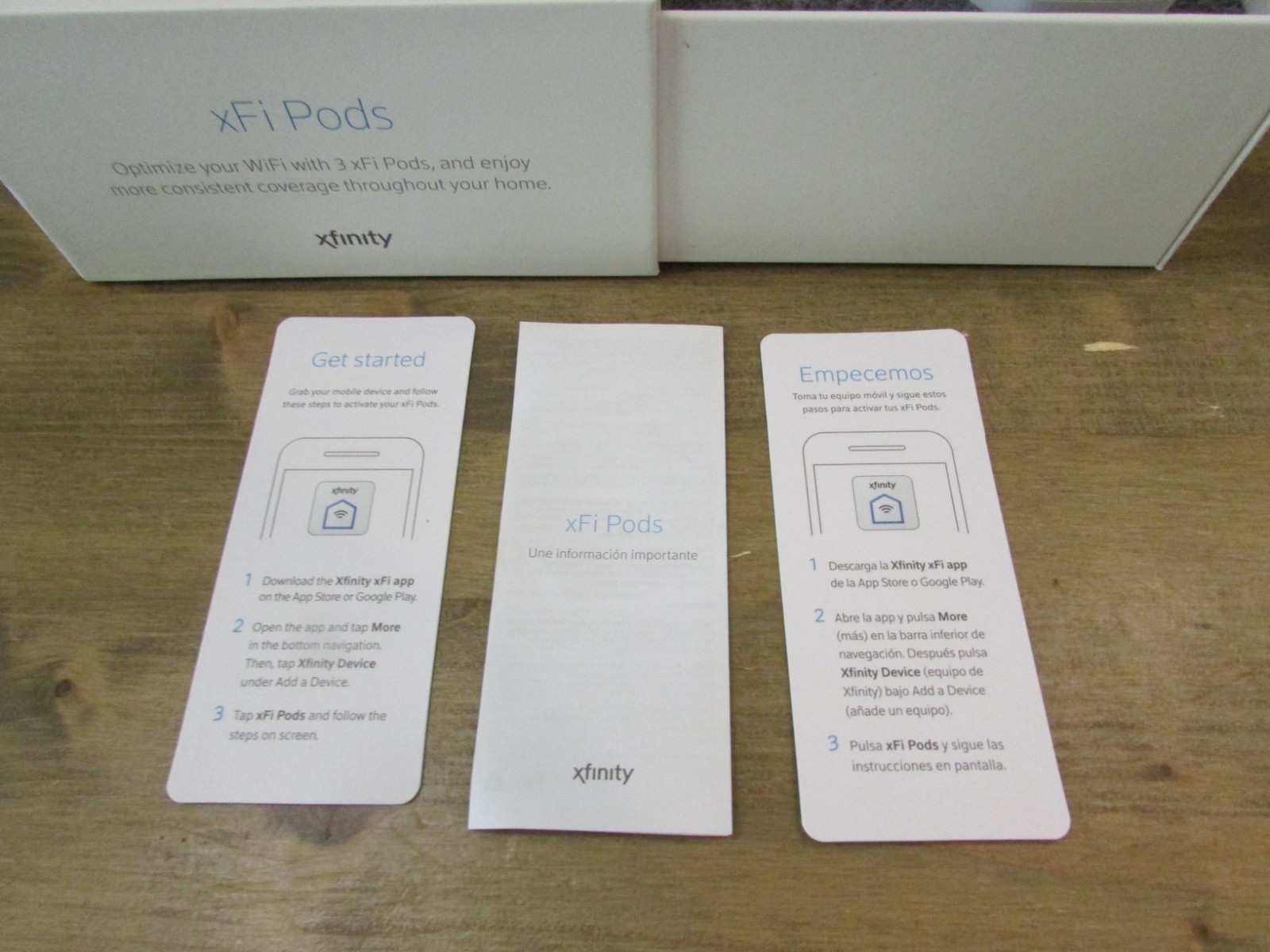 Xfinity xFi Pods XE1-S WiFi Network Range Extender 1st Gen XE1-S – Pack of 3