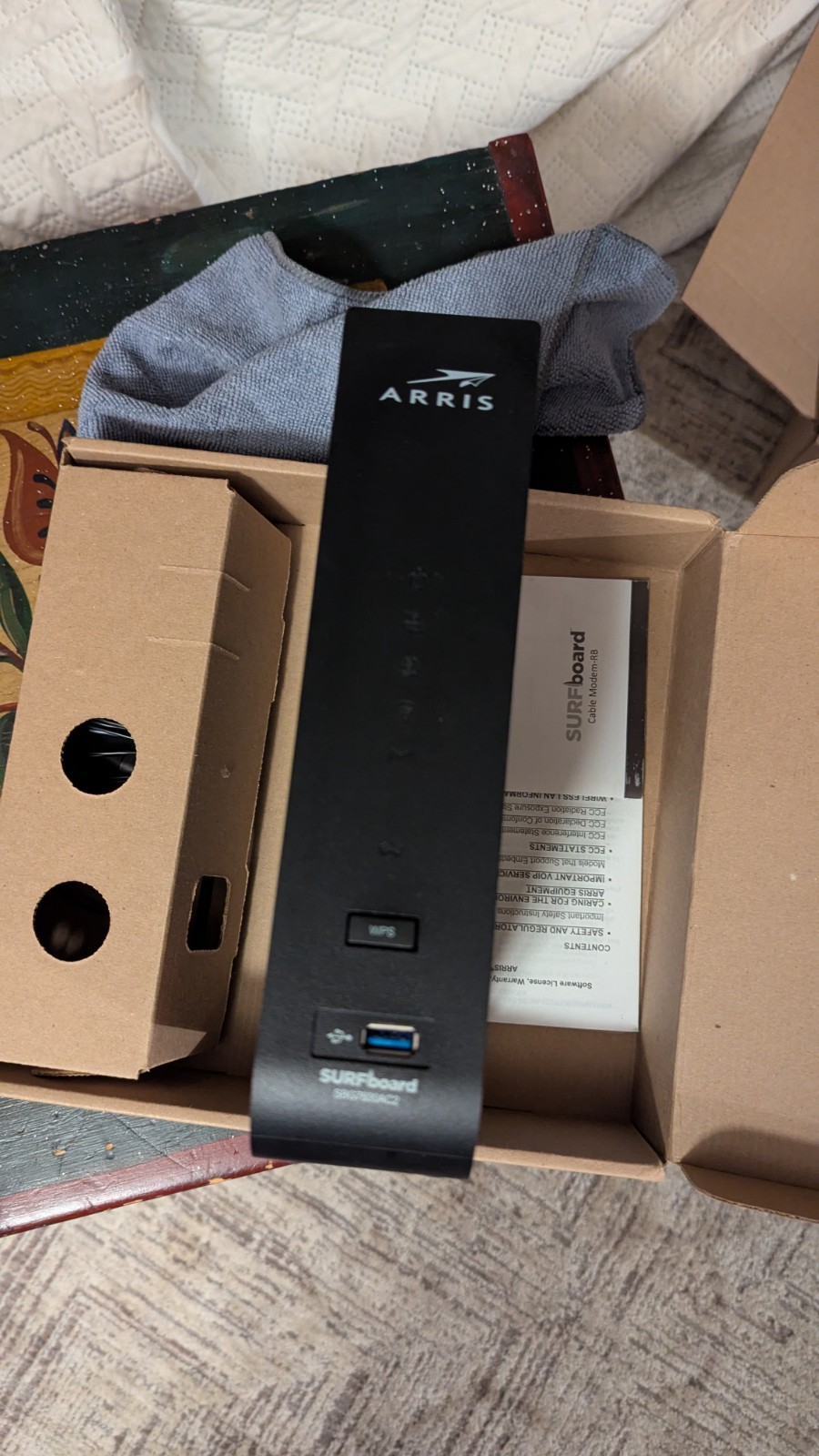 ARRIS SURFboard SBG7600AC2 DOCSIS 3.0 Cable Modem Router 1.4Gbps XFINITY