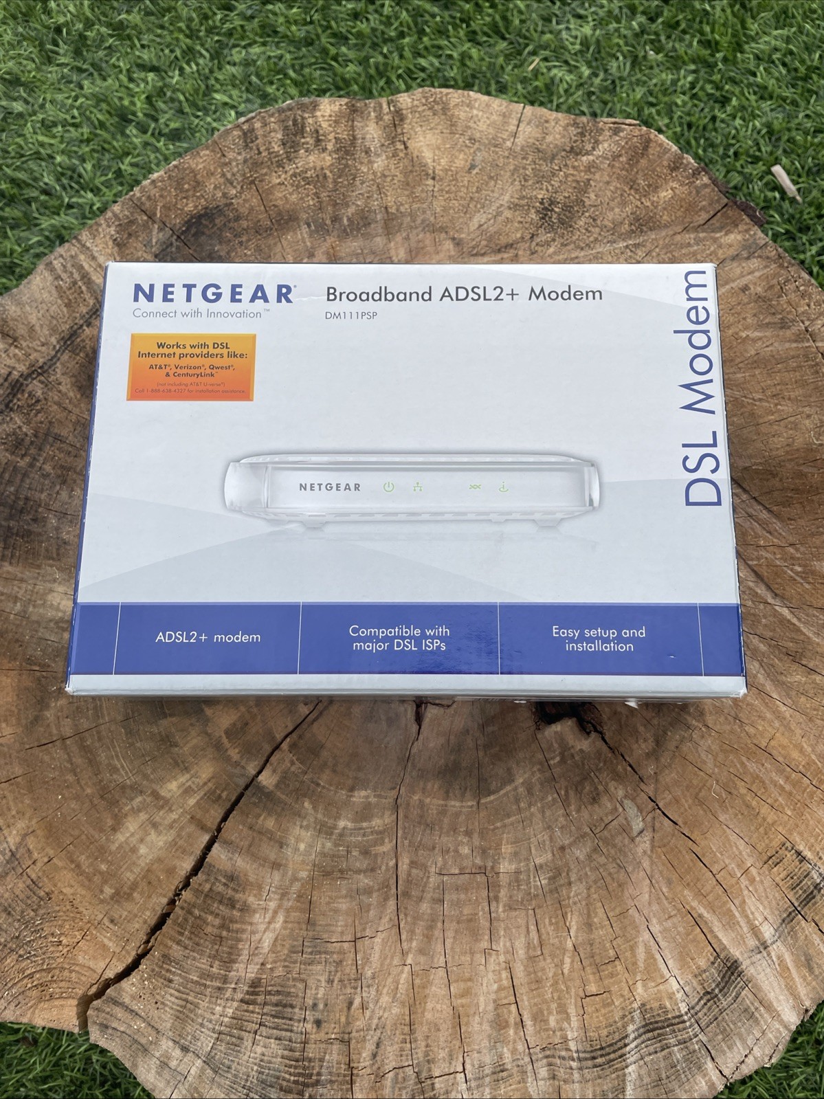 Netgear DSL Broadband , DM111PSP, ADSL2+ Modem All Cords And Installation Guide