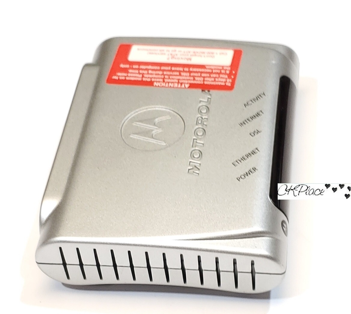 Motorola MSTATEA DSL Ethernet 2210-02-1022 Modem Untested For Parts