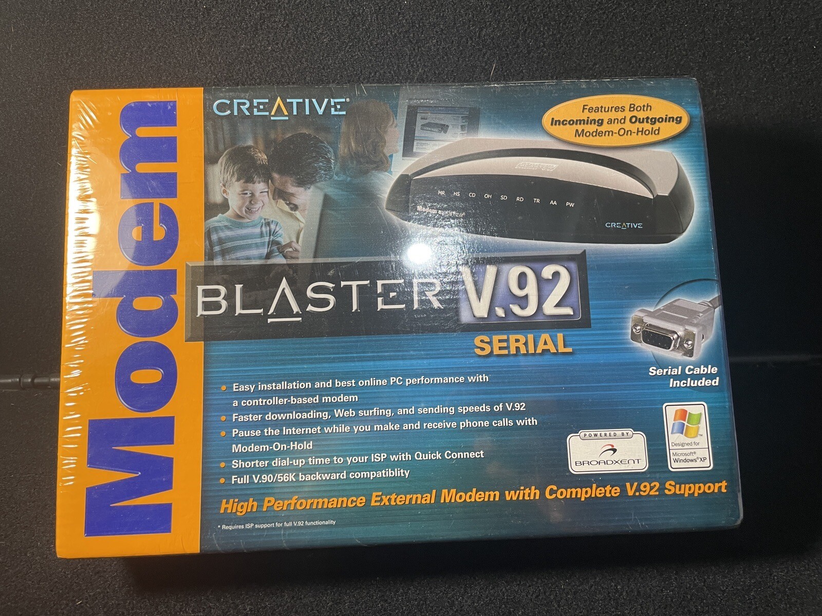 NEW SEALED Creative Modem Blaster 56Kbps V.92 Serial Windows XP 2000