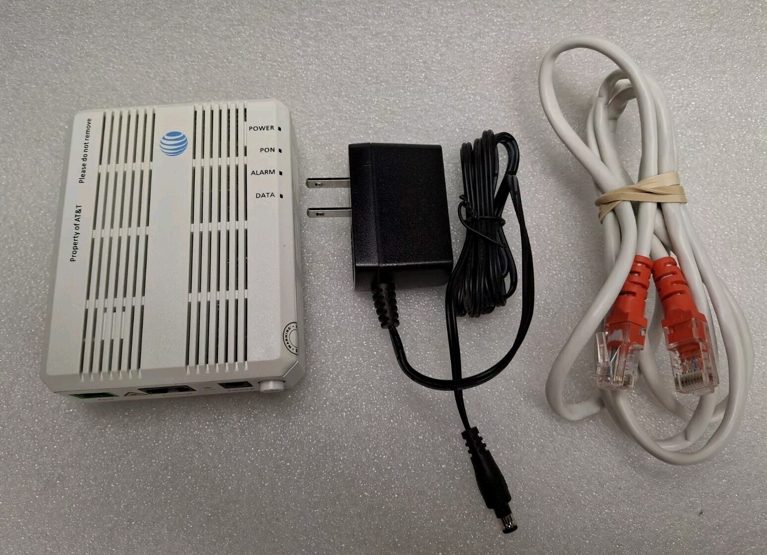 AT&T Alcatel Lucent Optical Network Terminal G-010G-A w/AC Adapter (B)