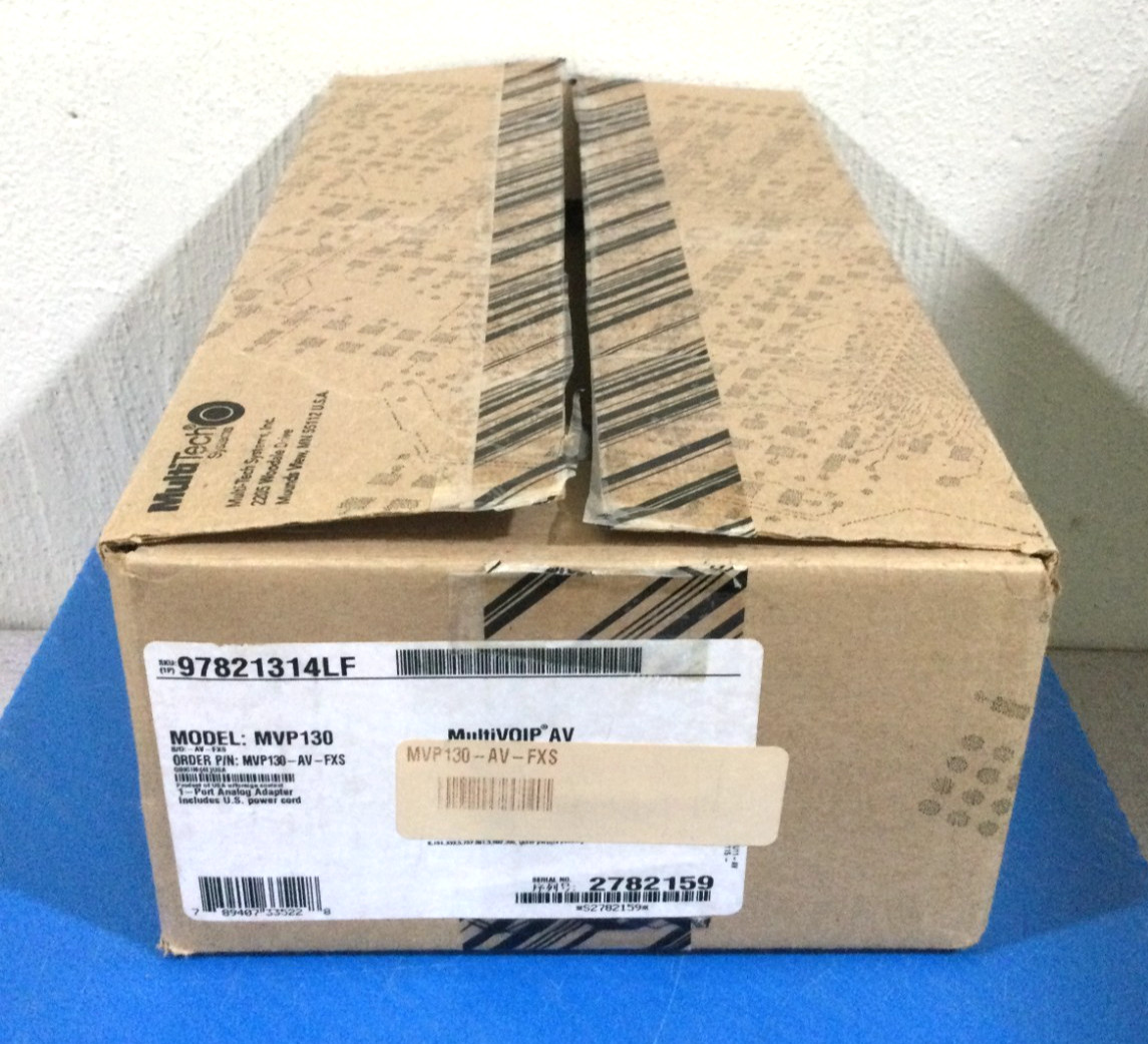MULTI-TECH MVP130 MVP130-AV-FXS MULTIVOIP MODEM NEW OPEN BOX