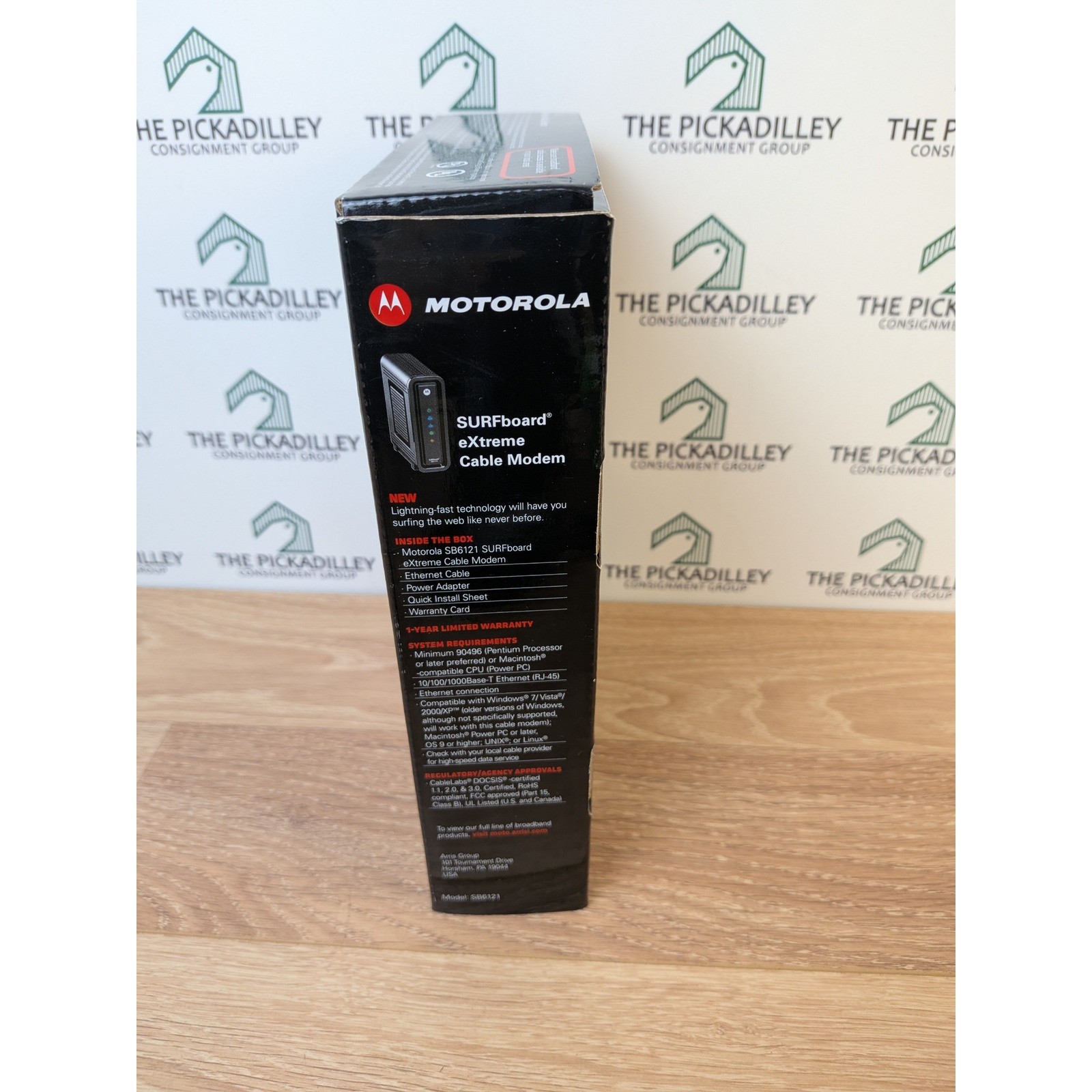 Motorola SURFboard eXtreme Cable Modem SB6121 DOCSIS 3.0 Black 160 Mbps