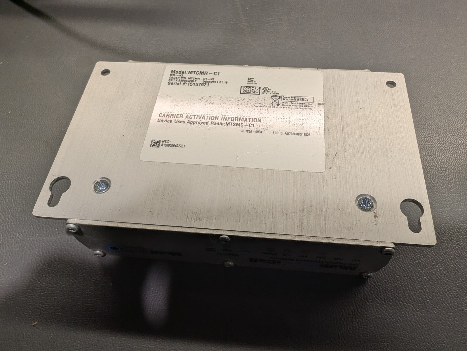 MultiTech MultiModem MTCBA-G-F4 iCell Intelligent Wireless Modem