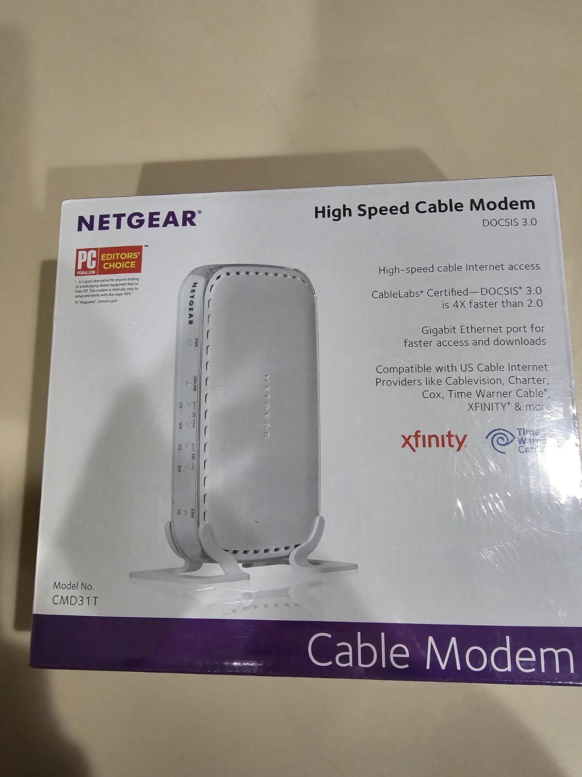 Netgear Cable Modem New Sealed CMD31T