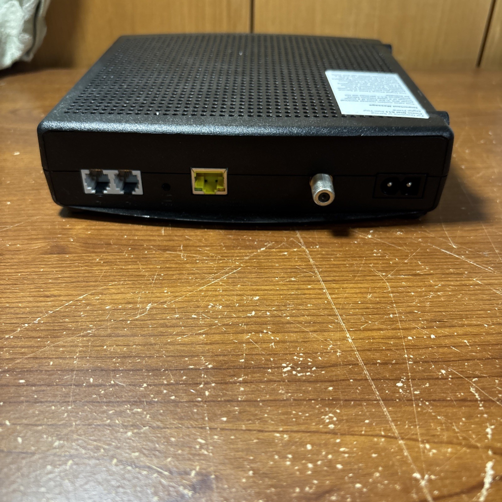 Arris TM1602 Cable Modem DOCSIS Optimum NO CORDS