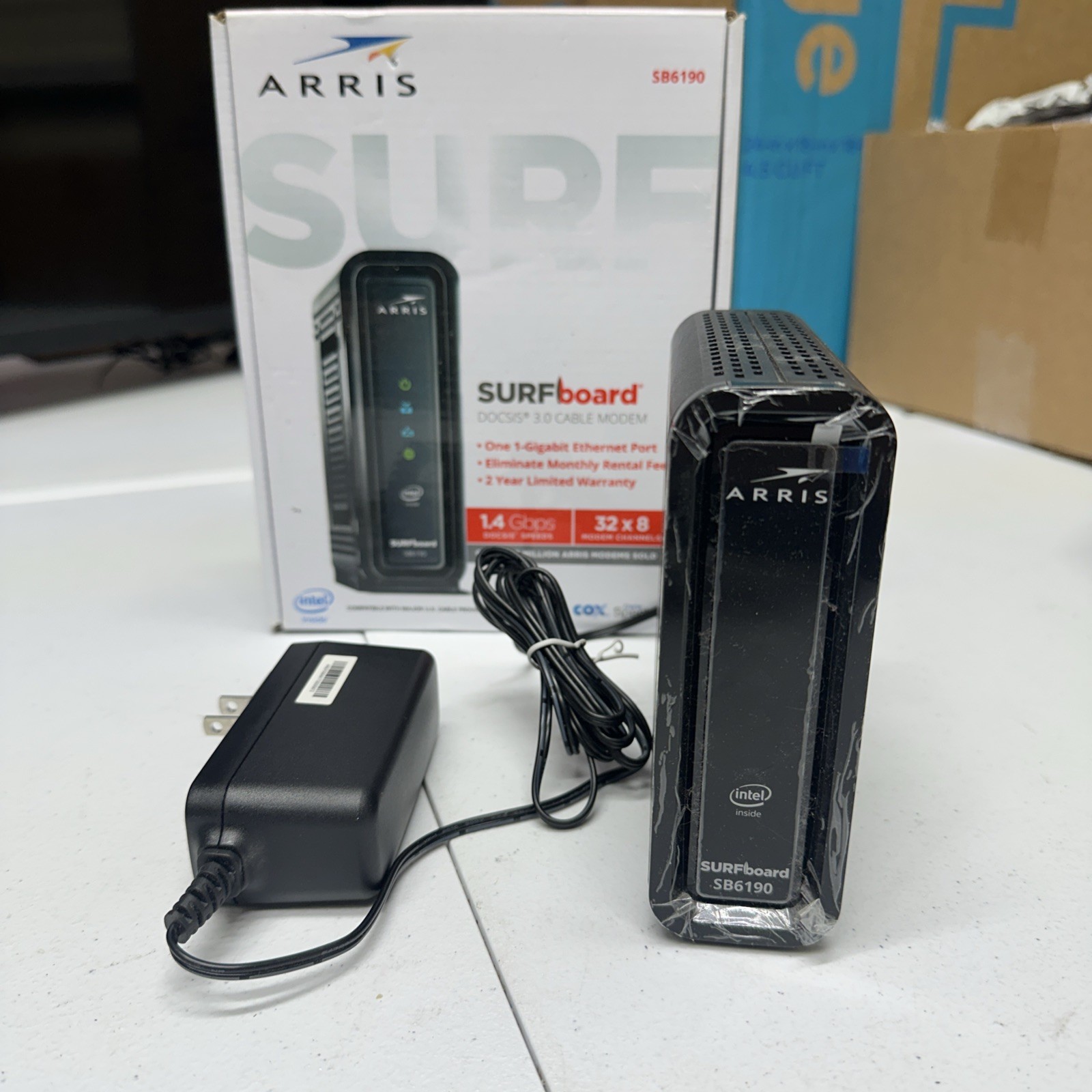 Works Tested XFINITY COX SPECTRUM ARRIS SURFboard SB6190 DOCSIS 3.0 Cable Modem