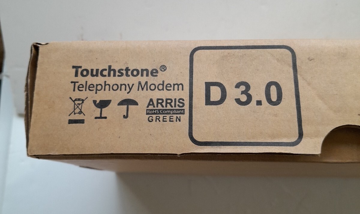 Arris 3.0 Cable Modem Model: TM602G/115 P/NTM02AC1G6 USED