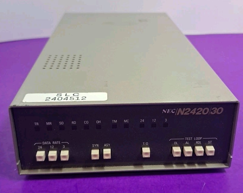 NEC N2420/30 Data ModemNO POWER SUPPLY
