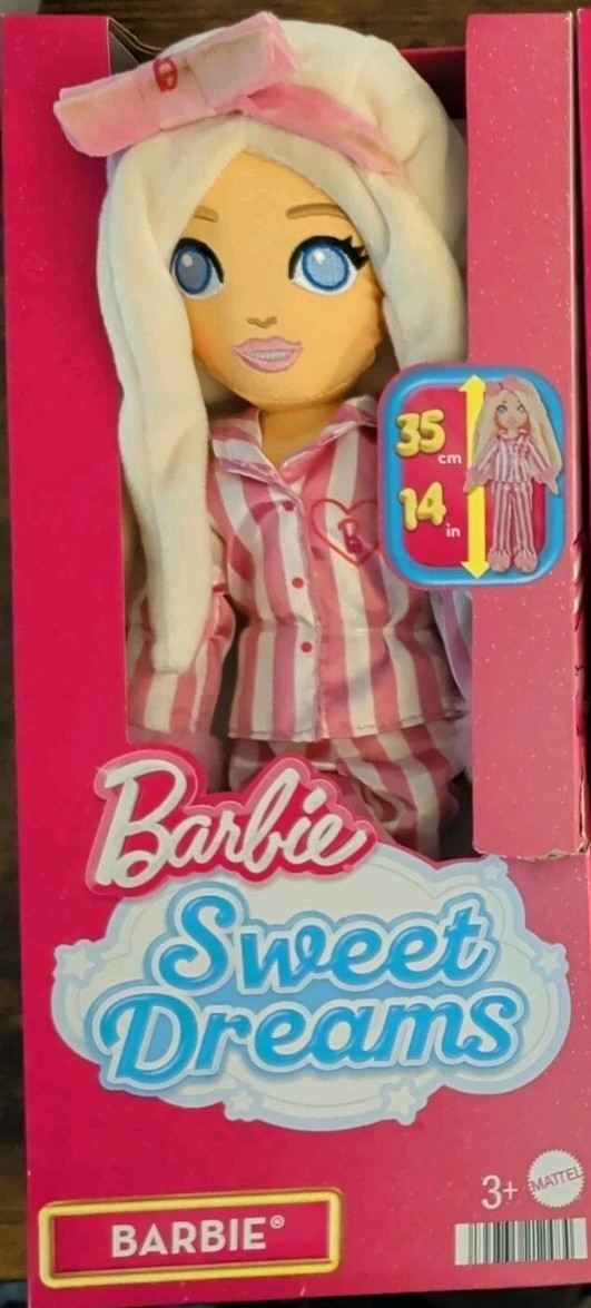 Barbie Sweet Dreams 13.5”Soft Plush Doll. 16.99 for each doll or OBO.