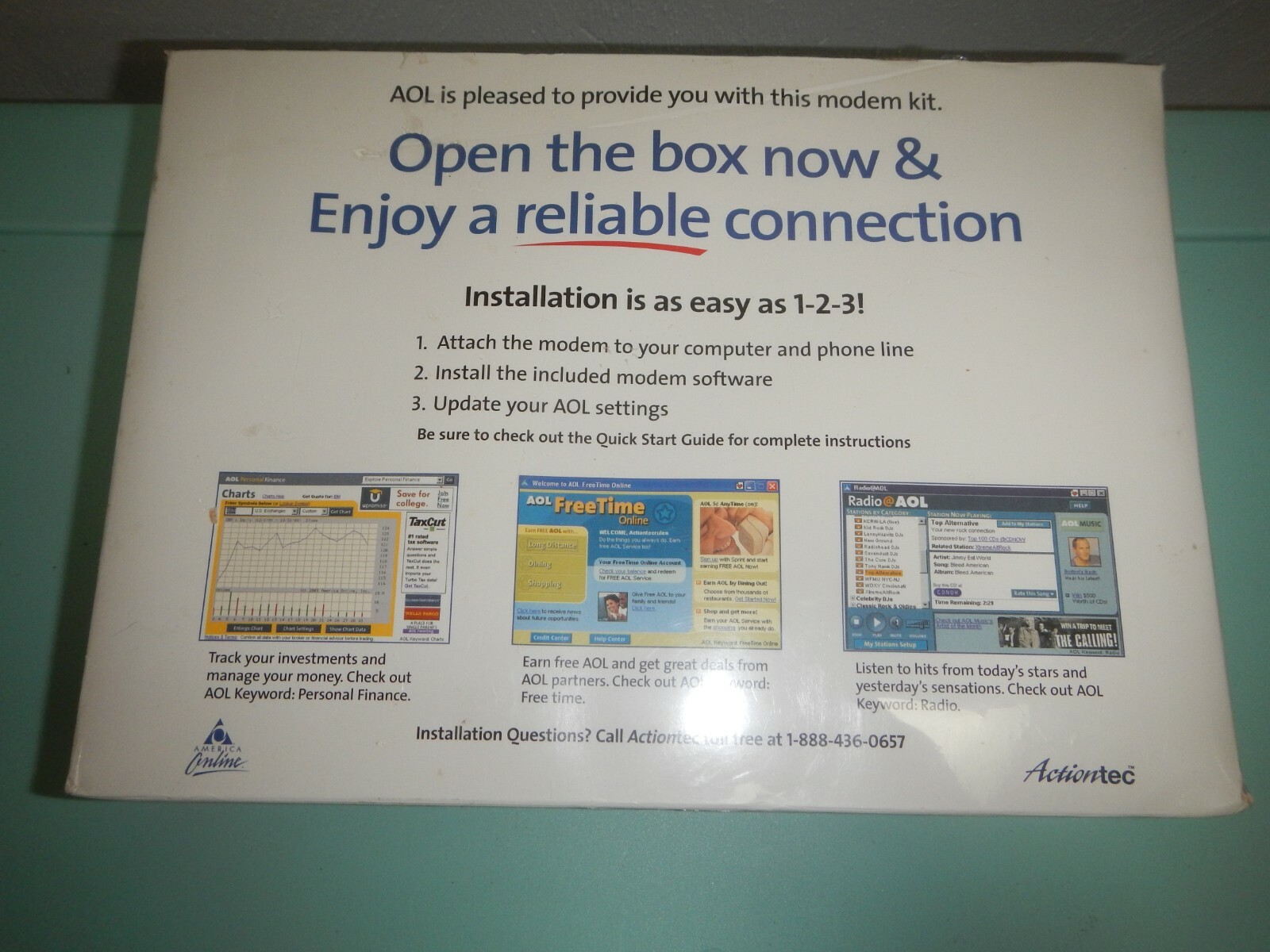 Actiontec Modem Kit from AOL EX56012-04 Item #14273