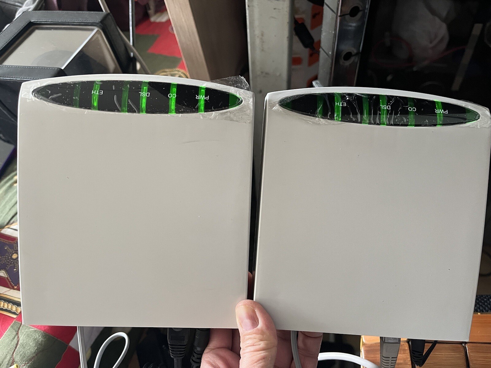 A Pair Of Anycan CCPAM1002 VDSL2+ Point to Point 30a Bridge