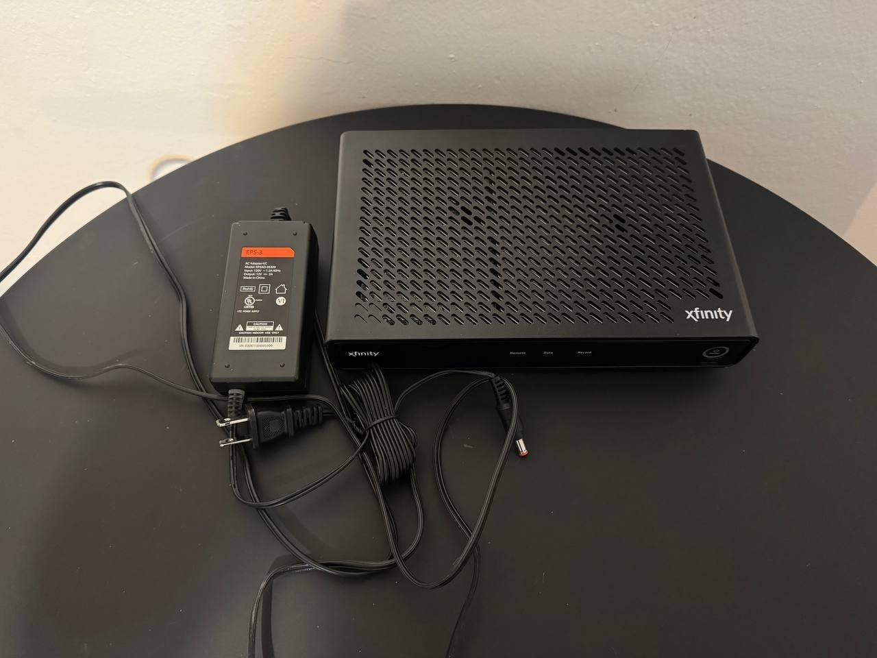 Comcast Xfinity modem model PR150BNM with power adapter