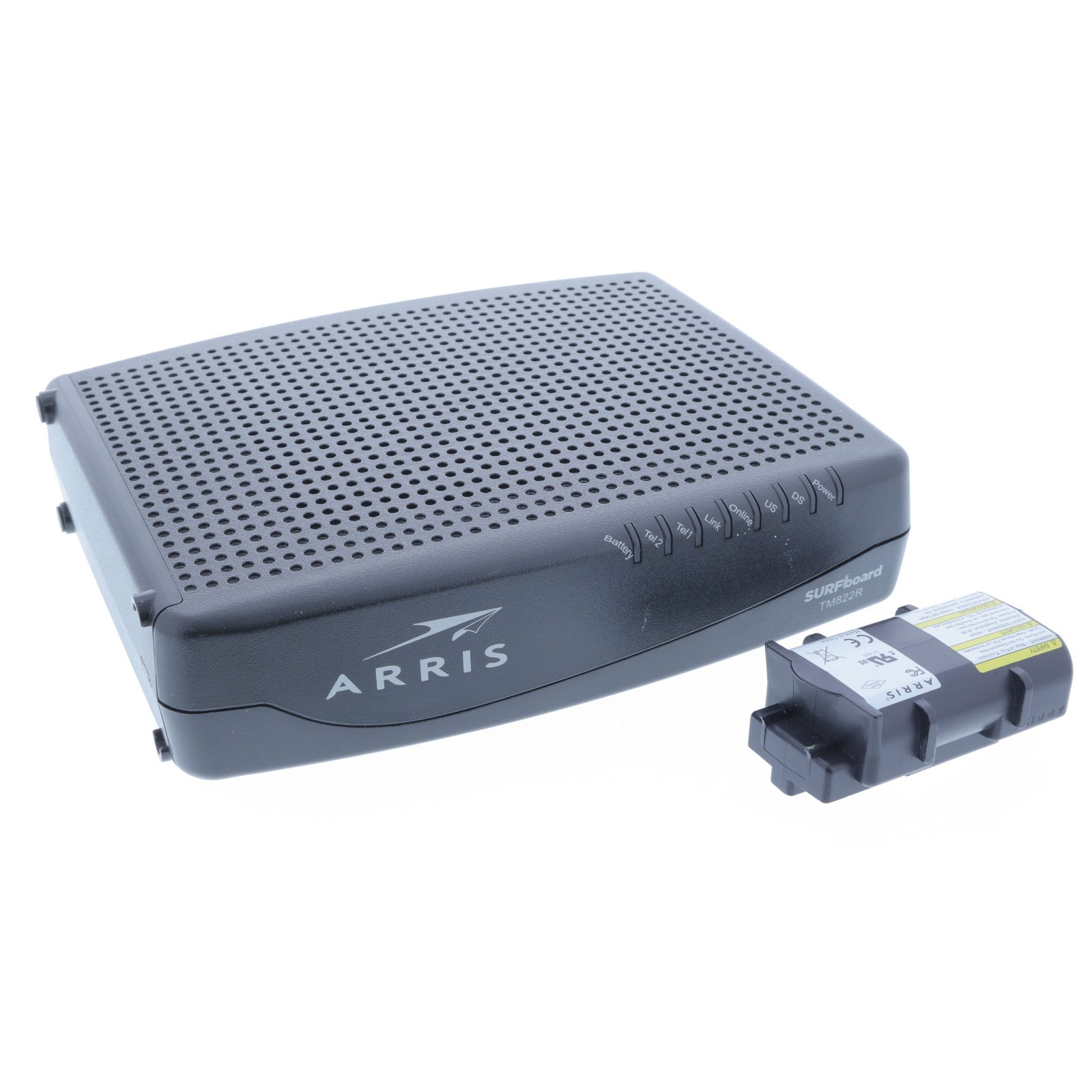 Arris TM822R DOCSIS 3.0 Voice Cable Modem w/ Backup Battery – Used, Great Shape