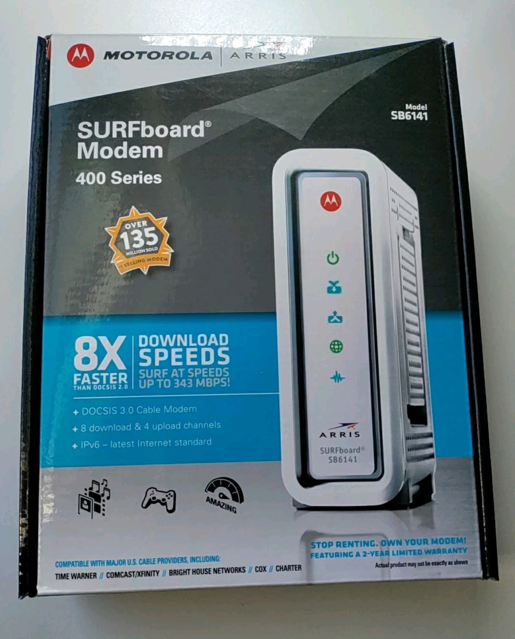 ARRIS SB6141 Motorola Surfboard Modem 400 Series