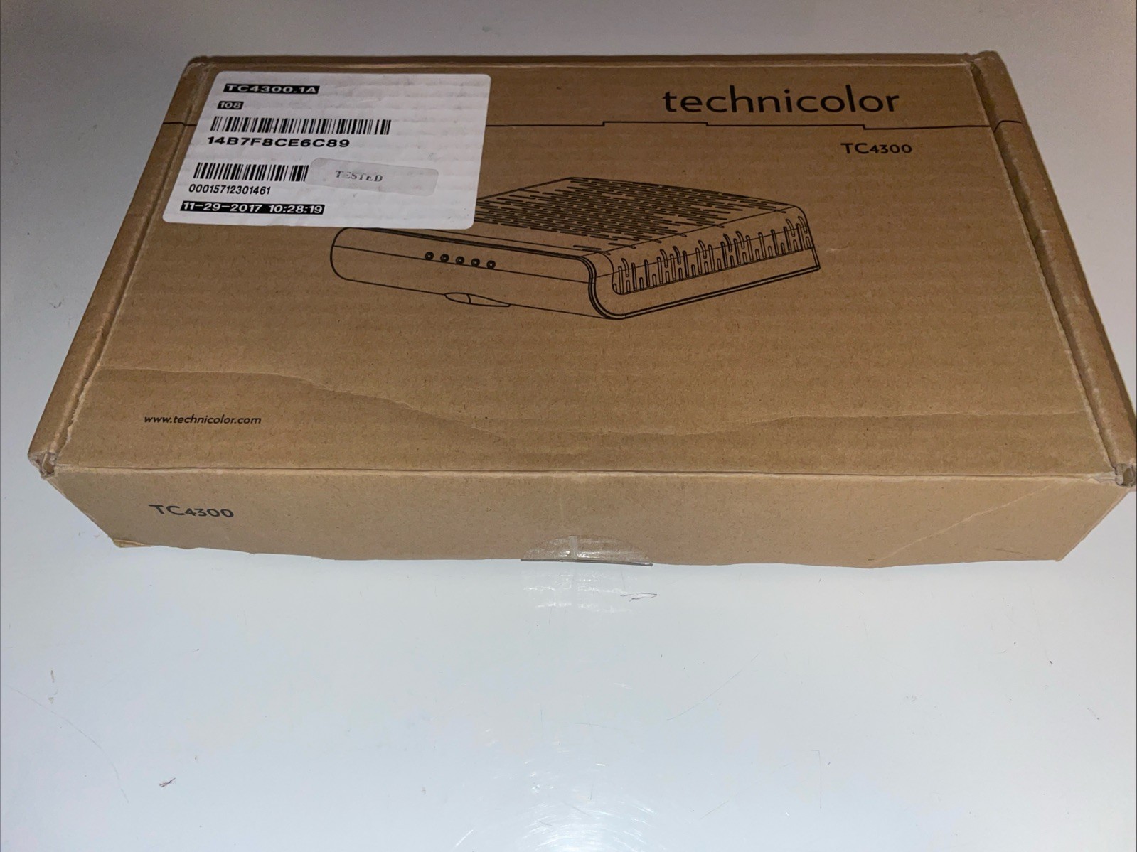 Technicolor TC4300.E External Ethernet DOCSIS 3.0 Digital Cable Modem