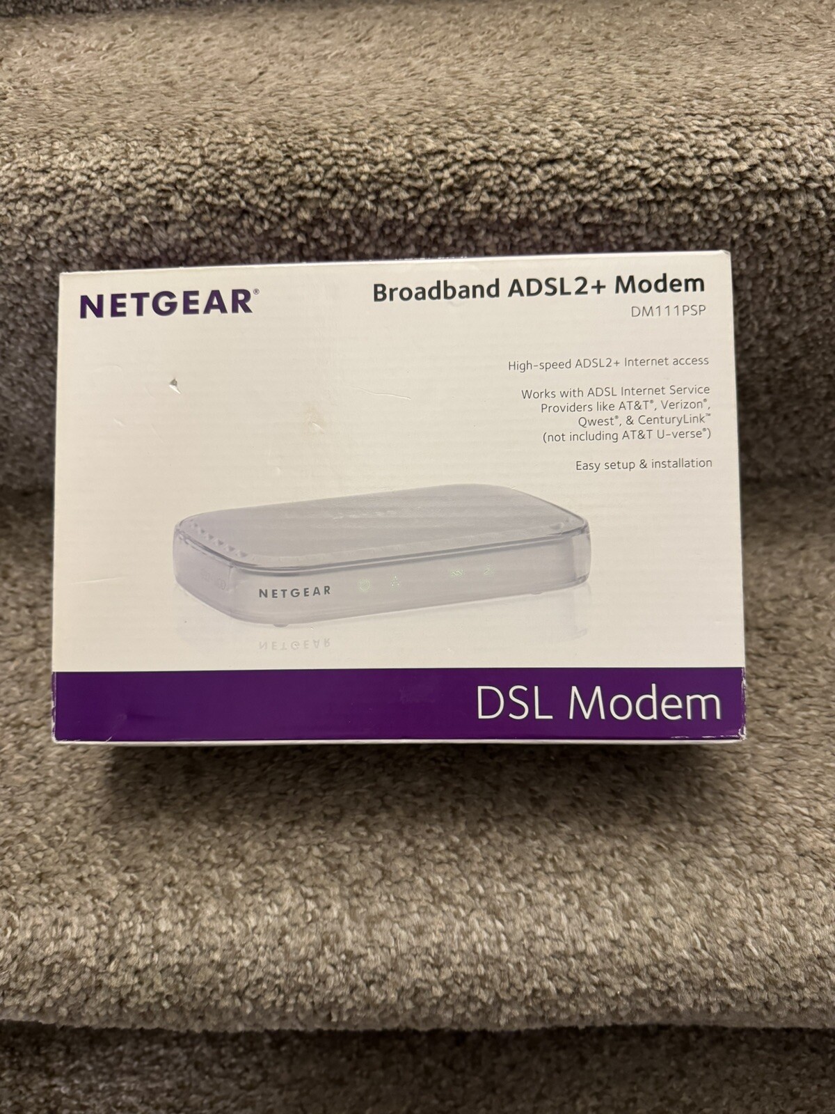 Netgear Broadband ADSL2+ Modem DM111PSP V2 **New But Missing Resource CD