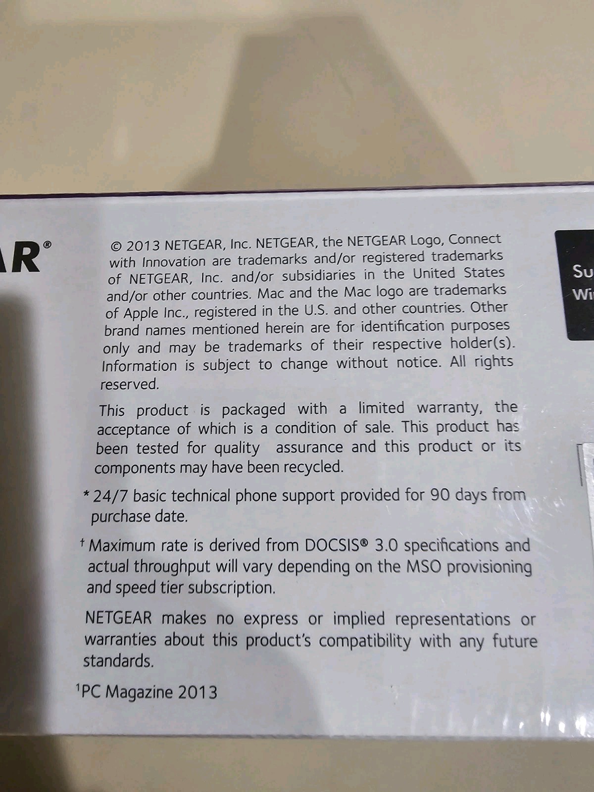 Netgear Cable Modem New Sealed CMD31T