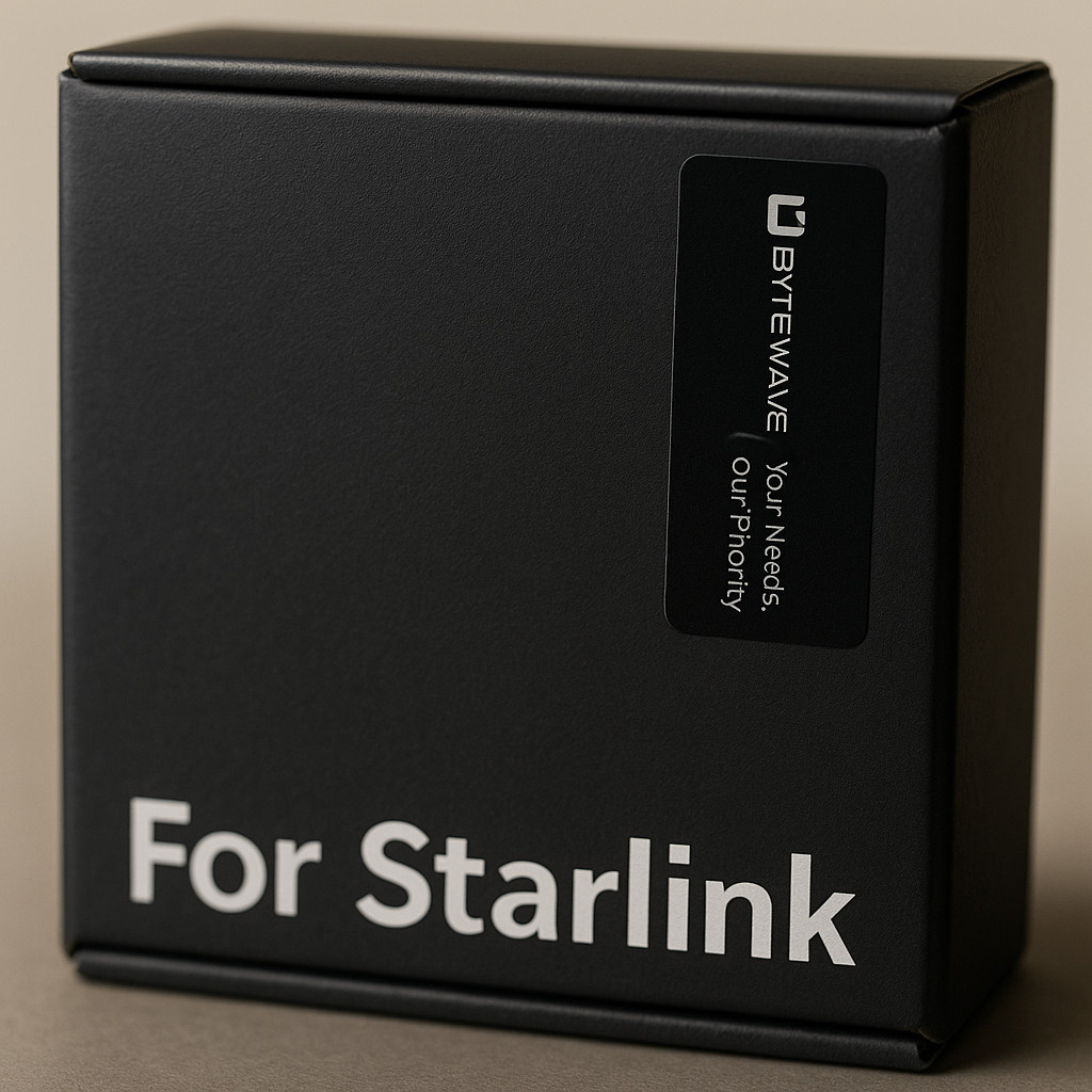 Bytewave for Starlink Aftermarket Mini Router Ethernet Adapter Accessory Black B